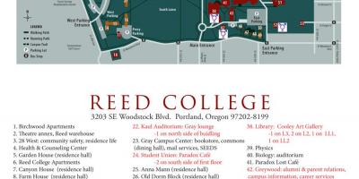 Kart av reed College